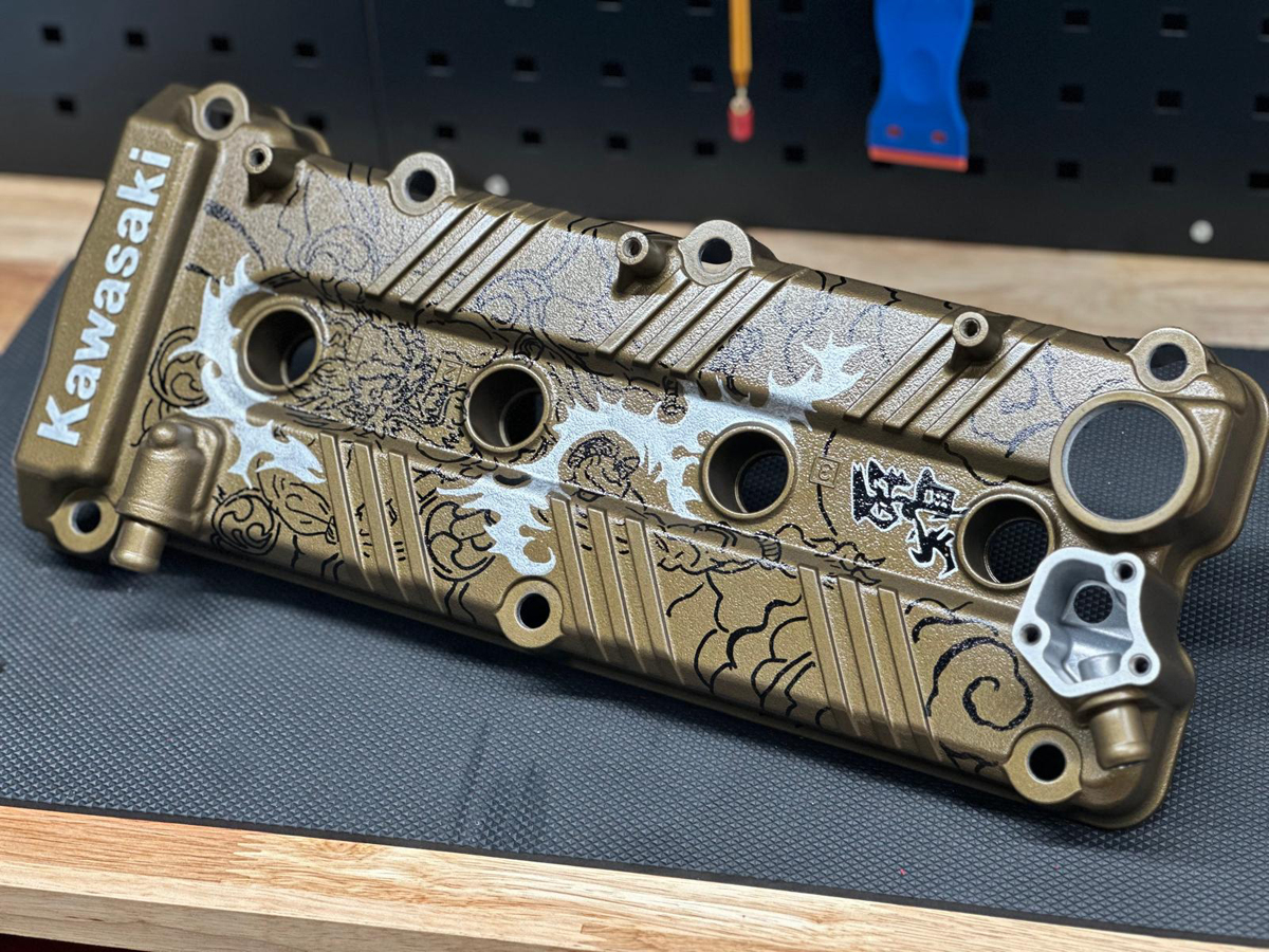 Jet ski kawasaki motifs